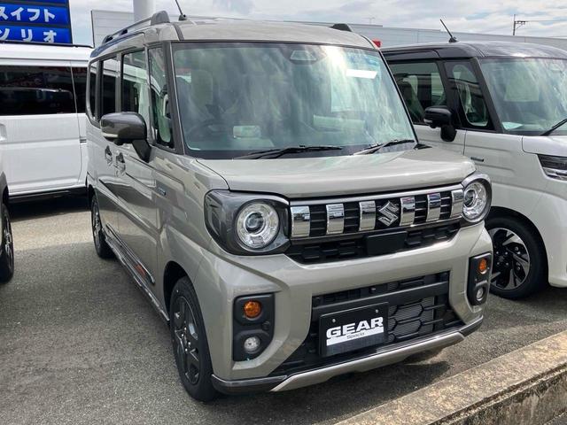 スペーシアギア ハイブリッドＸＺ　届出済未使用車　元展示車　全方位モニター付９インチメーカーメモリーナビ　ＴＶ　後席両側パワースライドドア　オートクルーズコントロール　レーンアシスト　衝突被害軽減システム　ＬＥＤオートヘッドライト（15枚目）