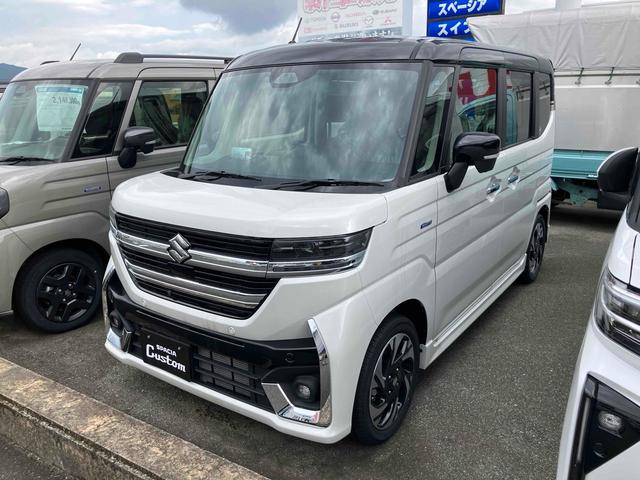 スペーシアカスタム ハイブリッドＸＳ　届出済未使用車　元展示車　９インチメーカーナビ　ＴＶ　全方位カメラ　両側電動スライドドア　オートクルーズコントロール　レーンアシスト　衝突被害軽減システム　オートライト　ＬＥＤヘッドランプ（12枚目）