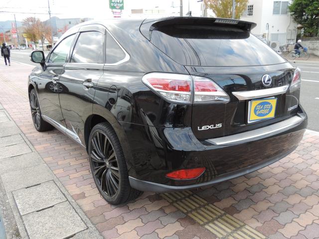 ＲＸ ＲＸ４５０ｈ　バージョンＬ　純正ナビ　フルセグ　社外アルミ　サンルーフ　スマートキー　プッシュスタート　ＥＴＣ　革シート　シートヒーター　パワーシート　バックカメラ　Ｂｌｕｅｔｏｏｔｈ　クリアランスソナー（5枚目）