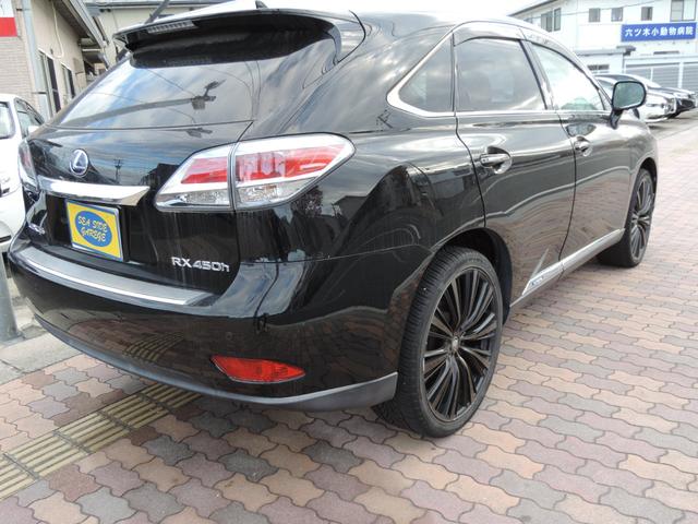 ＲＸ ＲＸ４５０ｈ　バージョンＬ　純正ナビ　フルセグ　社外アルミ　サンルーフ　スマートキー　プッシュスタート　ＥＴＣ　革シート　シートヒーター　パワーシート　バックカメラ　Ｂｌｕｅｔｏｏｔｈ　クリアランスソナー（6枚目）