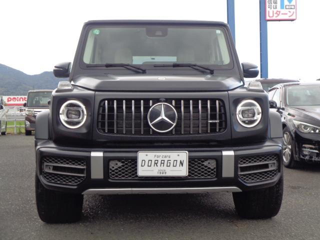 Gクラス G63 マットブラック 純正ナビ BT 全方位カメラ メモリーツキパワーシート シートヒーター ベンチレーション サンルーフ ETC ブルメスターサウンド 本革シート 電動パーキング(3枚目)