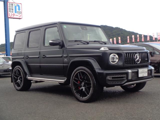 Gクラス G63 マットブラック 純正ナビ BT 全方位カメラ メモリーツキパワーシート シートヒーター ベンチレーション サンルーフ ETC ブルメスターサウンド 本革シート 電動パーキング(4枚目)