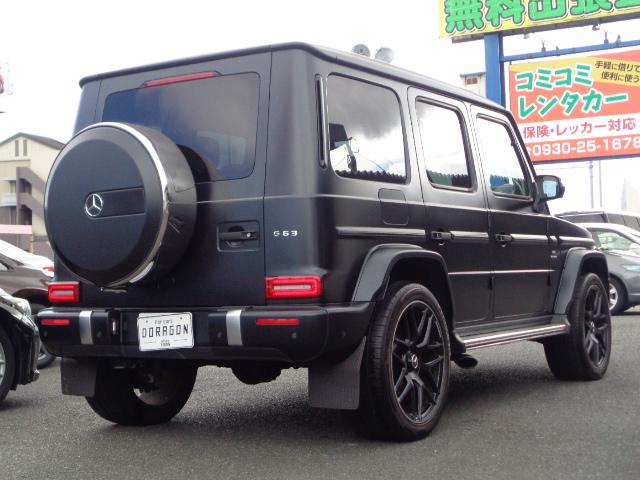 Gクラス G63 マットブラック 純正ナビ BT 全方位カメラ メモリーツキパワーシート シートヒーター ベンチレーション サンルーフ ETC ブルメスターサウンド 本革シート 電動パーキング(7枚目)