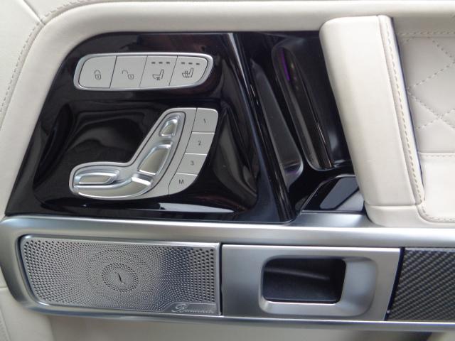 Gクラス G63 マットブラック 純正ナビ BT 全方位カメラ メモリーツキパワーシート シートヒーター ベンチレーション サンルーフ ETC ブルメスターサウンド 本革シート 電動パーキング(36枚目)