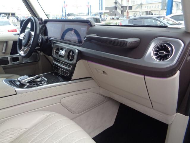 Gクラス G63 マットブラック 純正ナビ BT 全方位カメラ メモリーツキパワーシート シートヒーター ベンチレーション サンルーフ ETC ブルメスターサウンド 本革シート 電動パーキング(37枚目)