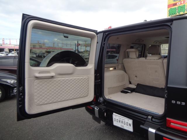 Gクラス G63 マットブラック 純正ナビ BT 全方位カメラ メモリーツキパワーシート シートヒーター ベンチレーション サンルーフ ETC ブルメスターサウンド 本革シート 電動パーキング(51枚目)
