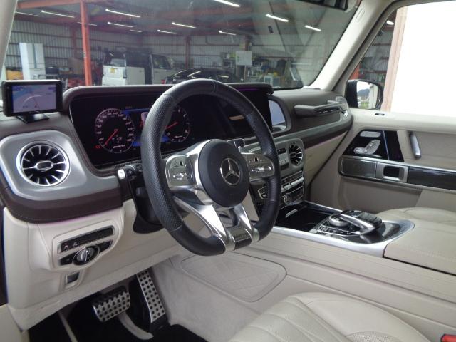 Gクラス G63 マットブラック 純正ナビ BT 全方位カメラ メモリーツキパワーシート シートヒーター ベンチレーション サンルーフ ETC ブルメスターサウンド 本革シート 電動パーキング(56枚目)