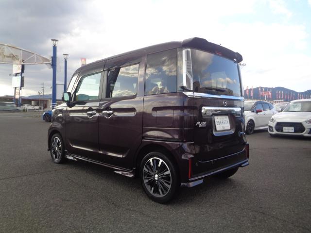 フレアワゴンカスタムスタイル ハイブリッドXS フルセグナビ DVD BT 両側パワスラ シートヒーター ハーフレザー ブレーキサポート スマートキー×2 LEDオートヘッド クリアランスソナー 純正AW プッシュスタート(5枚目)