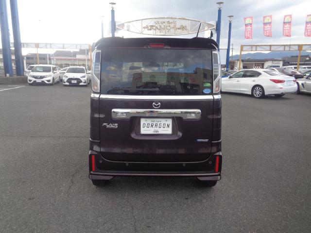 フレアワゴンカスタムスタイル ハイブリッドXS フルセグナビ DVD BT 両側パワスラ シートヒーター ハーフレザー ブレーキサポート スマートキー×2 LEDオートヘッド クリアランスソナー 純正AW プッシュスタート(7枚目)