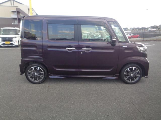 フレアワゴンカスタムスタイル ハイブリッドXS フルセグナビ DVD BT 両側パワスラ シートヒーター ハーフレザー ブレーキサポート スマートキー×2 LEDオートヘッド クリアランスソナー 純正AW プッシュスタート(9枚目)