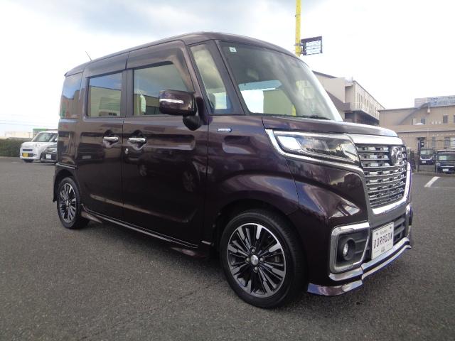 フレアワゴンカスタムスタイル ハイブリッドXS フルセグナビ DVD BT 両側パワスラ シートヒーター ハーフレザー ブレーキサポート スマートキー×2 LEDオートヘッド クリアランスソナー 純正AW プッシュスタート(11枚目)