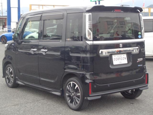 スペーシアカスタム ハイブリッドXS フルセグナビ DVD BT 全方位カメラ 両側パワスラ シートヒーター HUD ETC ブレーキサポート LEDオートヘッド ハーフレザー スマートキー×2 パーキングソナー ステリモ 純正AW(17枚目)