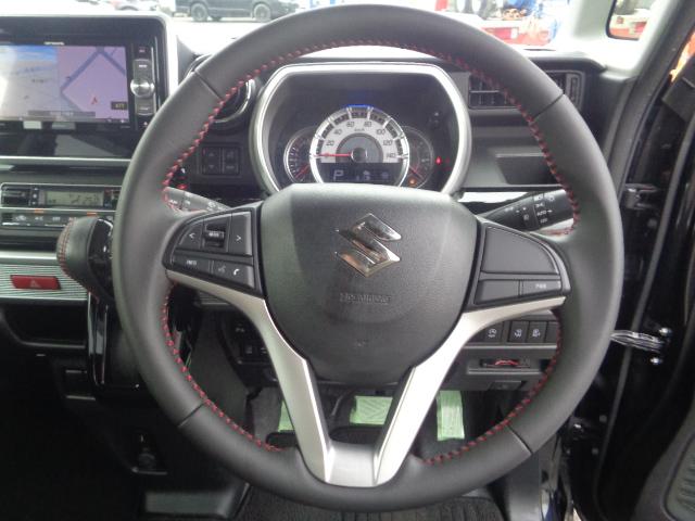 スペーシアカスタム ハイブリッドXS フルセグナビ DVD BT 全方位カメラ 両側パワスラ シートヒーター HUD ETC ブレーキサポート LEDオートヘッド ハーフレザー スマートキー×2 パーキングソナー ステリモ 純正AW(33枚目)