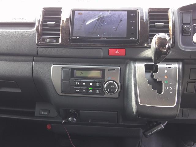 ハイエースバン スーパーGL ダークプライム フルセグナビ DVD Bluetooth バックカメラ 両側パワスラ LEDヘッド ETC ドラレコ スマートキー ハーフレザー AC100V 電格ミラー プッシュスタート(35枚目)