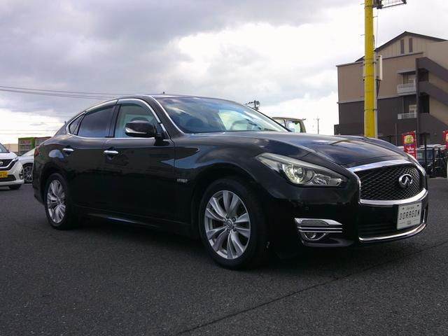 フーガハイブリッド Aパッケージ 純正フルセグナビDVD アラウンドビュー ドラレコ ビルトインETC スマートキー×2 ステリモ パワーシート ハーフレザー パーキングソナー クルーズコントロール(5枚目)