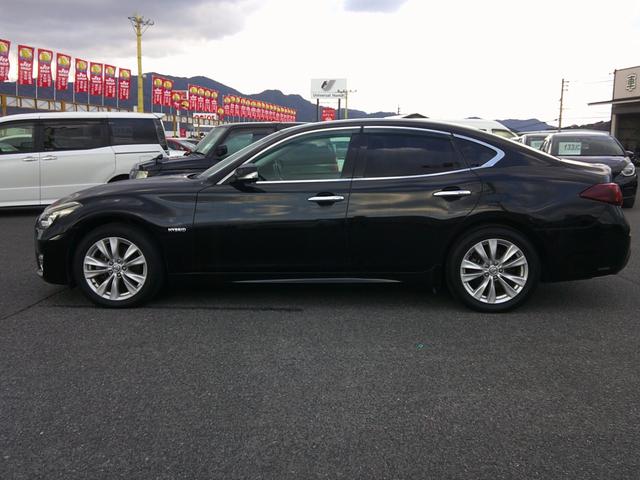 フーガハイブリッド Aパッケージ 純正フルセグナビDVD アラウンドビュー ドラレコ ビルトインETC スマートキー×2 ステリモ パワーシート ハーフレザー パーキングソナー クルーズコントロール(12枚目)