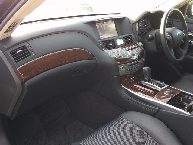 フーガハイブリッド Aパッケージ 純正フルセグナビDVD アラウンドビュー ドラレコ ビルトインETC スマートキー×2 ステリモ パワーシート ハーフレザー パーキングソナー クルーズコントロール(43枚目)