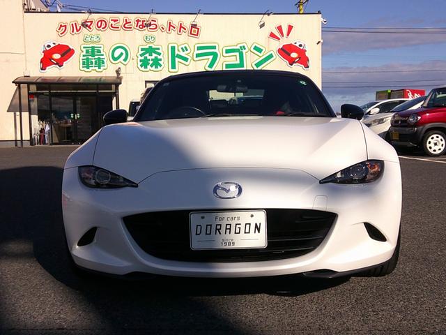 ロードスター Ｓ　６ＭＴ　オープン　ＥＴＣ　純正ブラックＡＷ　革調シートカバー　スマートキー　プッシュスタート　純正オーディオ（3枚目）