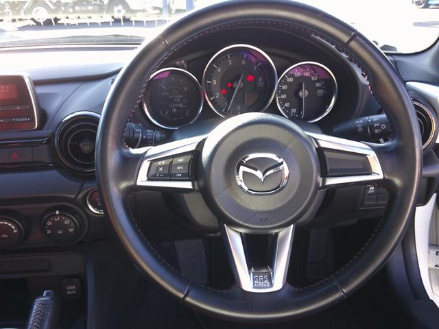 ロードスター Ｓ　６ＭＴ　オープン　ＥＴＣ　純正ブラックＡＷ　革調シートカバー　スマートキー　プッシュスタート　純正オーディオ（29枚目）