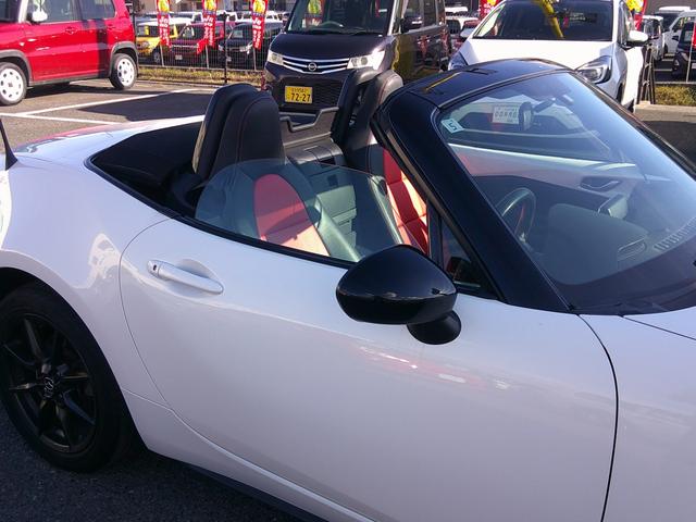 ロードスター Ｓ　６ＭＴ　オープン　ＥＴＣ　純正ブラックＡＷ　革調シートカバー　スマートキー　プッシュスタート　純正オーディオ（45枚目）