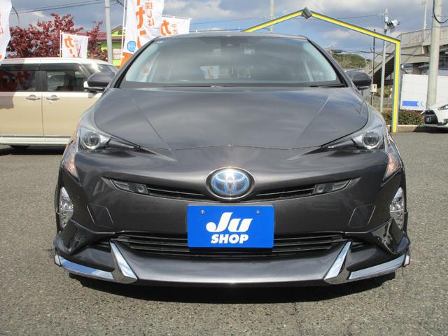 プリウス Ａ　衝突軽減ブレーキシステム　純正フルセグナビ　Ｂモニタ　社外エアロ　ＢＴオーディオ　ＥＴＣ　衝突安全ボディ　Ｐアシスト　ＬＥＤヘッドライト　オートライト　クルーズコントロール　スマートキー　Ｉストップ（10枚目）