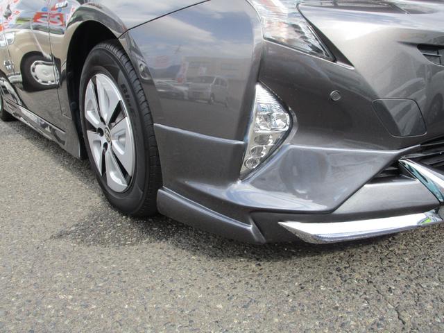 プリウス Ａ　衝突軽減ブレーキシステム　純正フルセグナビ　Ｂモニタ　社外エアロ　ＢＴオーディオ　ＥＴＣ　衝突安全ボディ　Ｐアシスト　ＬＥＤヘッドライト　オートライト　クルーズコントロール　スマートキー　Ｉストップ（22枚目）