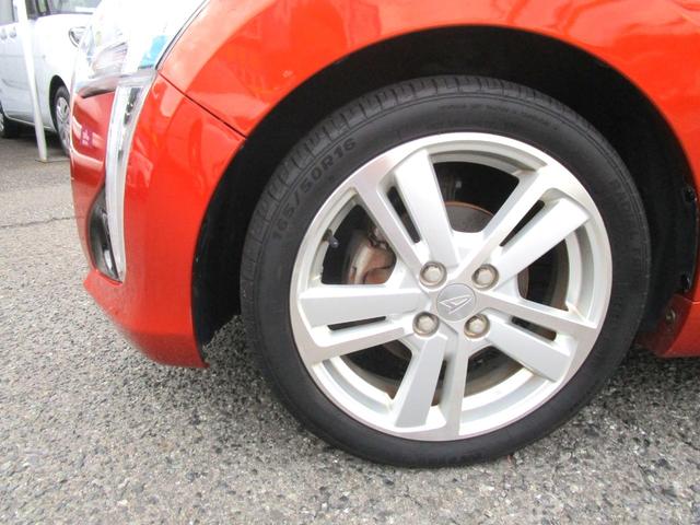 コペン ローブ　フルセグナビ　バックカメラ　フロントドラレコ　ＢＴオーディオ　ＬＥＤヘッドライト　純正１６インチアルミ　シートヒーター　スマートキー＆プッシュスタート　ＤＶＤ再生（34枚目）