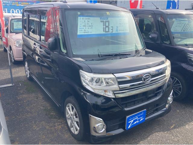 タント カスタムＸ　ＳＡ　ＣＶＴ　ナビ　片側パワースライドドア　スマートキー　プッシュスタート　セキュリティー　ＥＴＣ　アイドリングストップ　純正アルミホイール（2枚目）