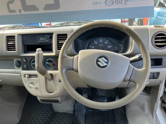 エブリイ PA インパネオートマ エアコン パワステ 両側スライドドア アルミホイール ラジオ ヘッドライトレベライザー 運転席助手席エアバック 積載量350kg(15枚目)