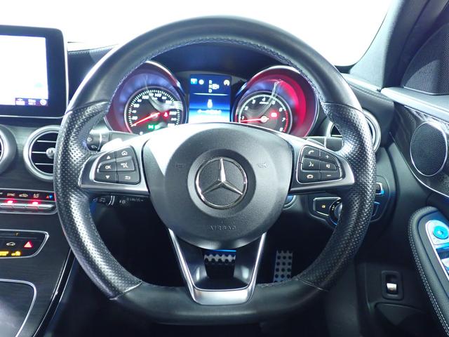 Cクラス C200アバンギャルド AMGライン 禁煙/レザーエクスクルーシブパッケージ/レーダーセーフティパッケージ/ベーシックパッケージ/黒革シート/パフュームアトマイザー/パワートランク/ヘッドアップディスプレイ/純正HDDナビ/ETC(25枚目)