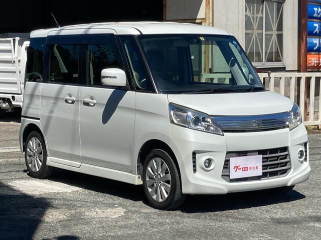 スペーシアカスタム ＸＳ　車検２年　両側電動スライドドア　メモリーナビ　Ｂｌｕｅｔｏｏｔｈ　ＤＶＤ　フルセグＴＶ　ＥＴＣ　衝突軽減ブレーキ　アイドリングストップ　ＨＩＤヘッドライト　オートライト　ワンオーナー　走行９．６万キロ（3枚目）