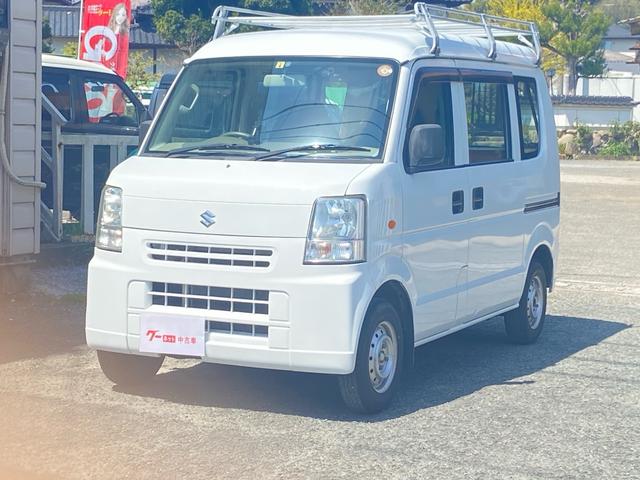 スクラム ＰＡ　キッチンカー　移動販売　２層シンク　給水ポンプ　室内電源コンセント　左＆後ろ販売窓口　販売カウンター　販売パラソルたて　販売室仕切り　ルーフキャリア　ＥＴＣ　走行７．２万キロ　車検２年（3枚目）