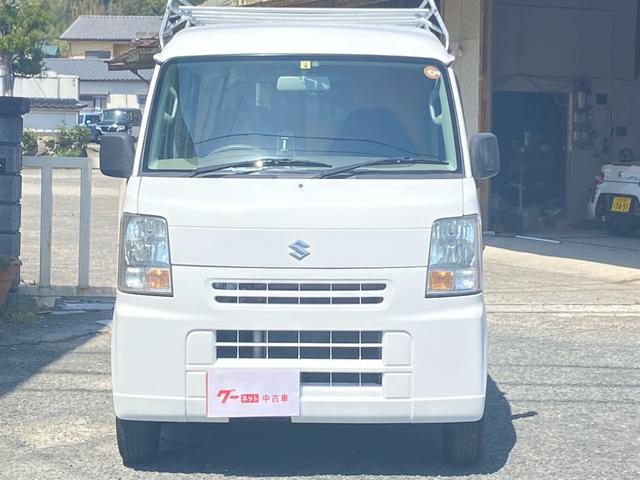 スクラム ＰＡ　キッチンカー　移動販売　２層シンク　給水ポンプ　室内電源コンセント　左＆後ろ販売窓口　販売カウンター　販売パラソルたて　販売室仕切り　ルーフキャリア　ＥＴＣ　走行７．２万キロ　車検２年（4枚目）