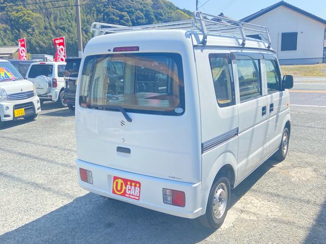 スクラム ＰＡ　キッチンカー　移動販売　２層シンク　給水ポンプ　室内電源コンセント　左＆後ろ販売窓口　販売カウンター　販売パラソルたて　販売室仕切り　ルーフキャリア　ＥＴＣ　走行７．２万キロ　車検２年（15枚目）