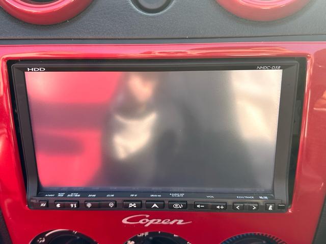 コペン アクティブトップ 車検2年付 電動オープン レッド革シート 両席シートヒーター 社外アルミホイール ETC DVD CD ブラックレザー ツインドリンクホルダー(26枚目)