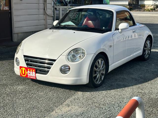 コペン アクティブトップ 車検2年付 電動オープン レッド革シート 両席シートヒーター 社外アルミホイール ETC DVD CD ブラックレザー ツインドリンクホルダー(33枚目)