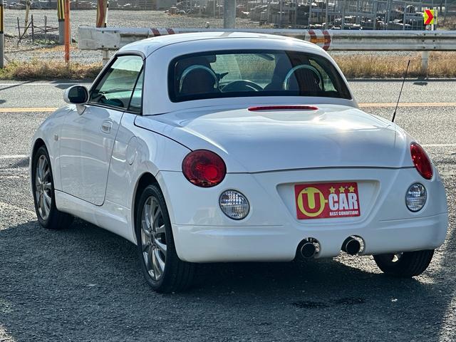 コペン アクティブトップ 車検2年付 電動オープン レッド革シート 両席シートヒーター 社外アルミホイール ETC DVD CD ブラックレザー ツインドリンクホルダー(35枚目)