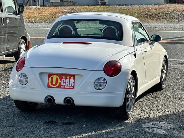 コペン アクティブトップ 車検2年付 電動オープン レッド革シート 両席シートヒーター 社外アルミホイール ETC DVD CD ブラックレザー ツインドリンクホルダー(37枚目)