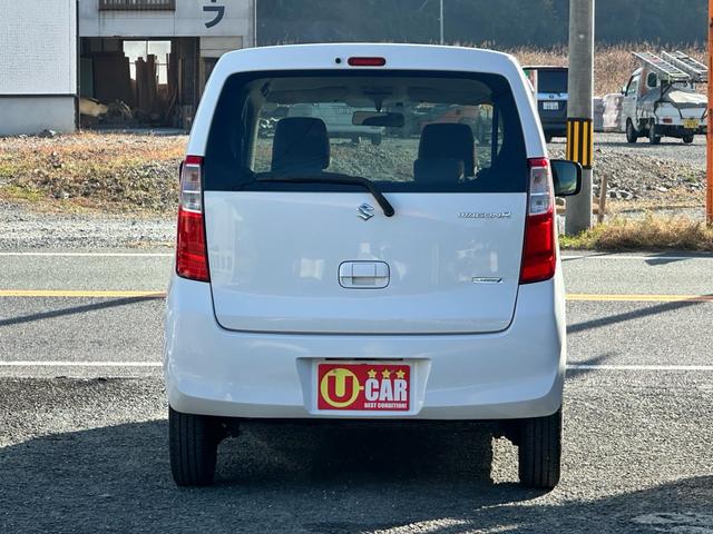 ワゴンR FX 車検2年付 アイドリングストップ ETC CD キーレス プライバシーガラス メッキグリル ドアバイザー 電動格納ミラー 走行5.3万(6枚目)