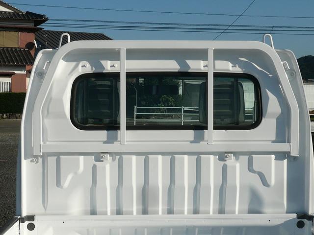 キャリイトラック KCエアコン・パワステ パートタイム4WD 5MT エアコン チューナー 荷台枠ゴム付三方間 テールゲートチェーン パワステ 350kg積載 バイザ(23枚目)