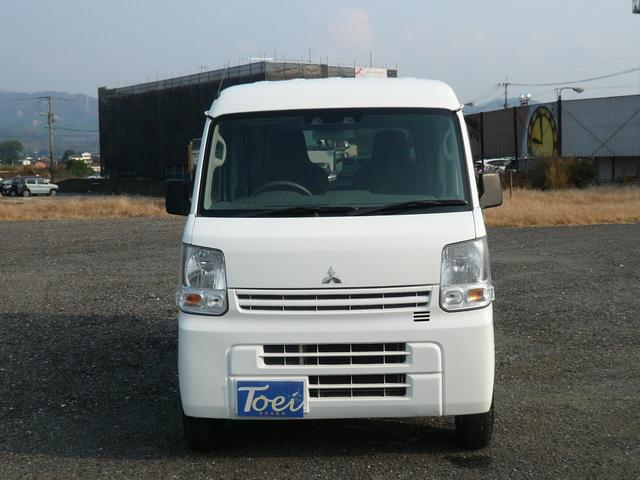 ミニキャブバン Ｇ　６代目・エブリイＯＥＭ車両　４ＡＴ　パートタイム４ＷＤ　ＡＣ　チューナー　両側スライドドア　前席パワーウィンドウ（リア席手動キーレス　ＬＥＤヘッドライト　障害物センサー　社外ＡＷ　取説　予防安全機能（3枚目）