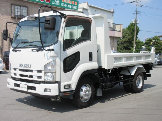 　ダンプ　４トン　４ｔ　６ＭＴ　６速マニュアル車　荷台全塗装済み　３方開　キーレス　集中ドアロック　左電動格納ミラー　運転席エアバッグ　ディーゼルターボ(22枚目)