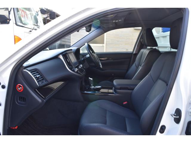 クラウンハイブリッド アスリートS 純正ディスプレイ パノラミックビュー サンルーフ セーフティセンス クリアランスソナー シートベンチレーション ステアリングヒーター オートエアコン LEDヘッドライト パワーシート LDA クルコン(21枚目)