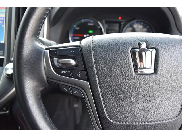 クラウンハイブリッド アスリートS 純正ディスプレイ パノラミックビュー サンルーフ セーフティセンス クリアランスソナー シートベンチレーション ステアリングヒーター オートエアコン LEDヘッドライト パワーシート LDA クルコン(35枚目)