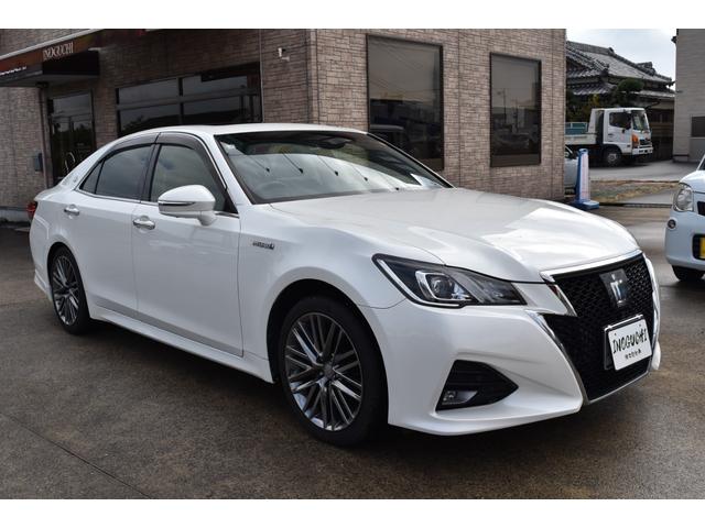 クラウンハイブリッド アスリートS 純正ディスプレイ パノラミックビュー サンルーフ セーフティセンス クリアランスソナー シートベンチレーション ステアリングヒーター オートエアコン LEDヘッドライト パワーシート LDA クルコン(47枚目)