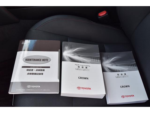 クラウンハイブリッド アスリートS 純正ディスプレイ パノラミックビュー サンルーフ セーフティセンス クリアランスソナー シートベンチレーション ステアリングヒーター オートエアコン LEDヘッドライト パワーシート LDA クルコン(55枚目)