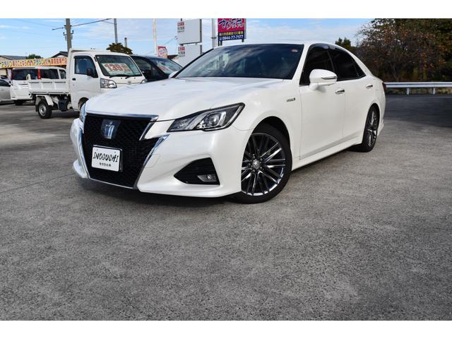 クラウンハイブリッド アスリートS 純正ディスプレイ パノラミックビュー サンルーフ セーフティセンス クリアランスソナー シートベンチレーション ステアリングヒーター オートエアコン LEDヘッドライト パワーシート LDA クルコン(71枚目)