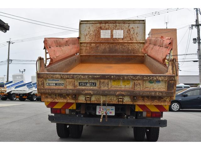 フォワード 4トンダンプ・4tダンプ・6速マニュアル・6MT・電動コボレーン・左電動格納ミラー・荷台ピン(5枚目)