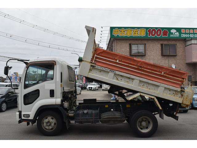 フォワード 4トンダンプ・4tダンプ・6速マニュアル・6MT・電動コボレーン・左電動格納ミラー・荷台ピン(8枚目)