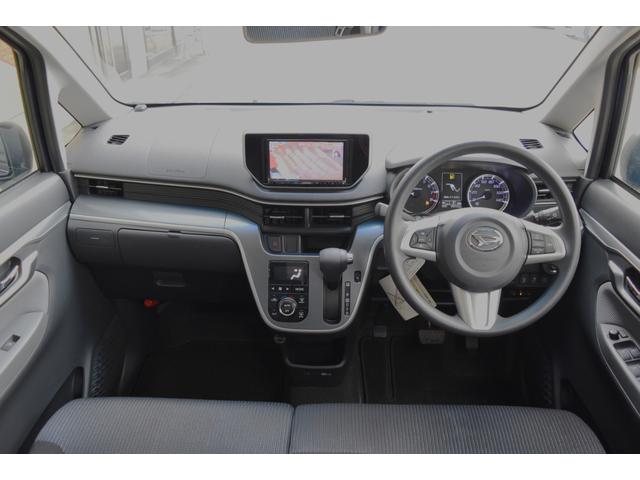 ムーヴ カスタム　Ｘ　ＳＡ　キーフリー　スマートアシスト　ナビ　ワンセグＴＶ　バックカメラ　ＥＴＣ　アイドリングストップ　オートエアコン　インフォメーションディスプレイ　アクセサリーソケット　助手席下収納ＢＯＸ　オートライト（7枚目）